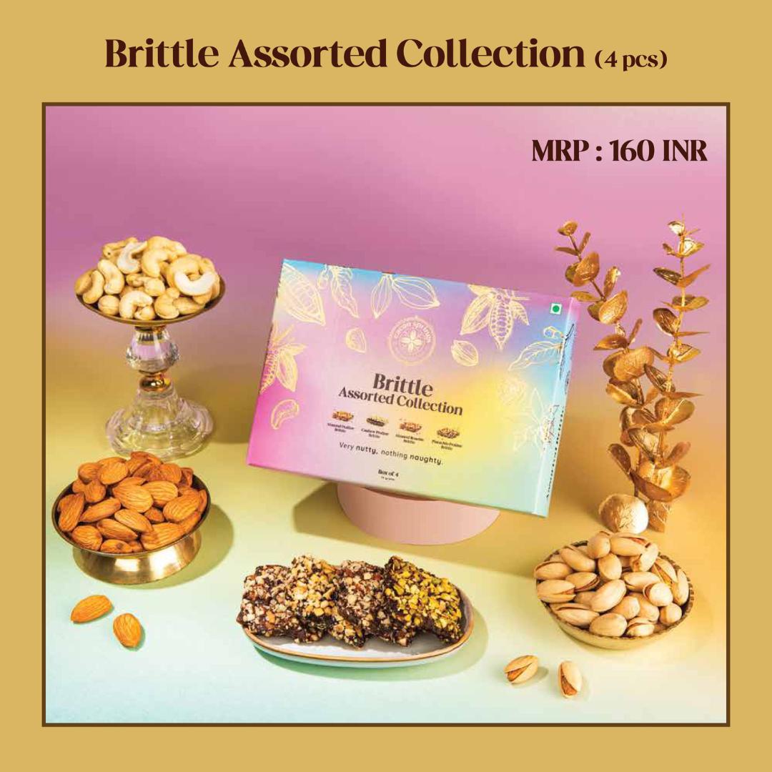 Premium Assorted Nut Brittle Collection - Box of 4 Flavours Premium Assorted Nut Brittle Collection - Box of 4 Flavours